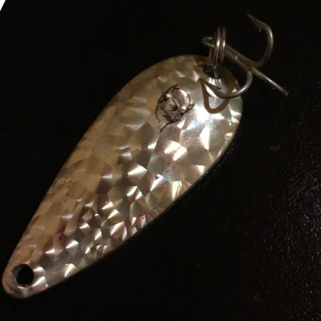 Vintage Eppinger Dardevle Spinnie Crystal, 1/3oz Crystal, discontinued in 1980s fishing spoon #4408