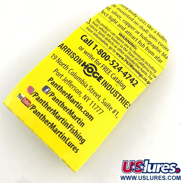   Panther Martin 2, 3/32oz Rainbow Trout spinning lure #4411