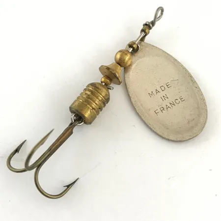 Vintage Mepps Aglia 2, 3/16oz Silver spinning lure #4413