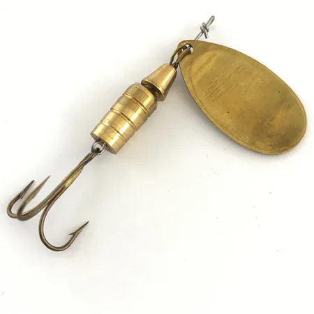 Vintage Mepps Aglia 3, 1/4oz Gold spinning lure #4414