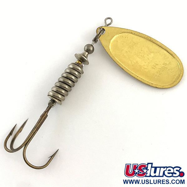 Vintage   Mepps Aglia 4, 1/3oz Gold spinning lure #4423