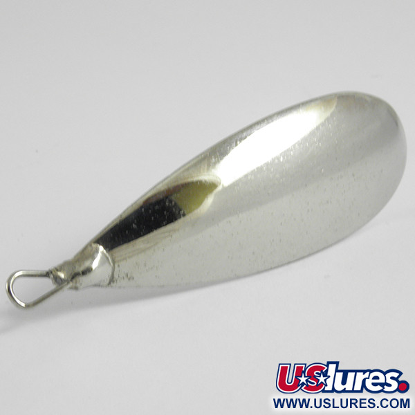 Vintage   Johnson Silver Minnow, 2/5oz Silver fishing spoon #4431
