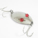 Vintage  Eppinger Red Eye Wiggler, 1oz Nickel / Red Eyes fishing spoon #4434
