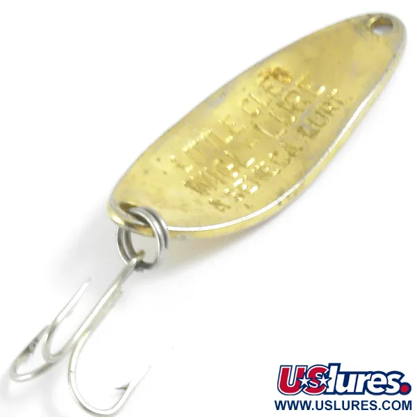 Vintage Seneca Little Cleo, 1/4oz Gold fishing spoon #4435