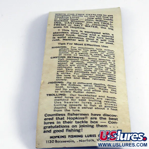 Hopkins s1 Jig Lure