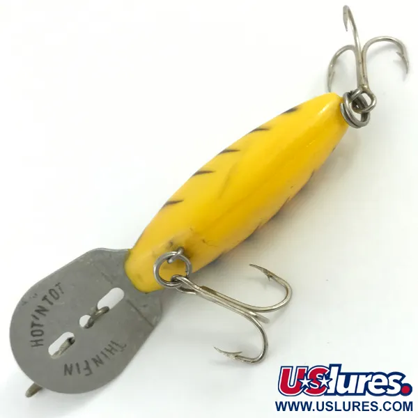 Vintage Storm Hot'N Tot Thin Fin, 1/4oz Tiger fishing lure #4450