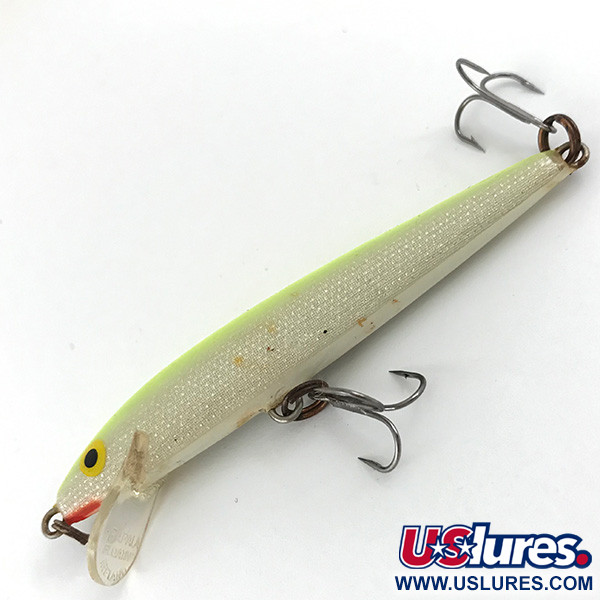 Vintage   Rapala Original Floater, 3/16oz Lemon fishing lure #4451