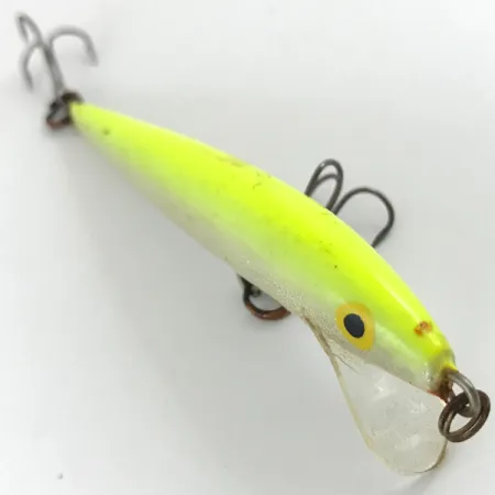 Vintage Rapala Original Floater, 3/16oz Lemon fishing lure #4451