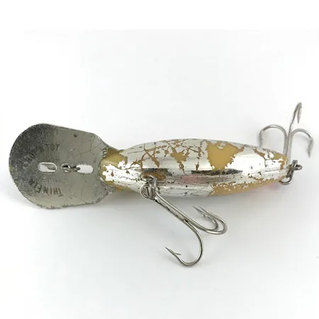 Vintage Storm Hot'N Tot Thin Fin, 2/5oz Silver / Red fishing lure #4454