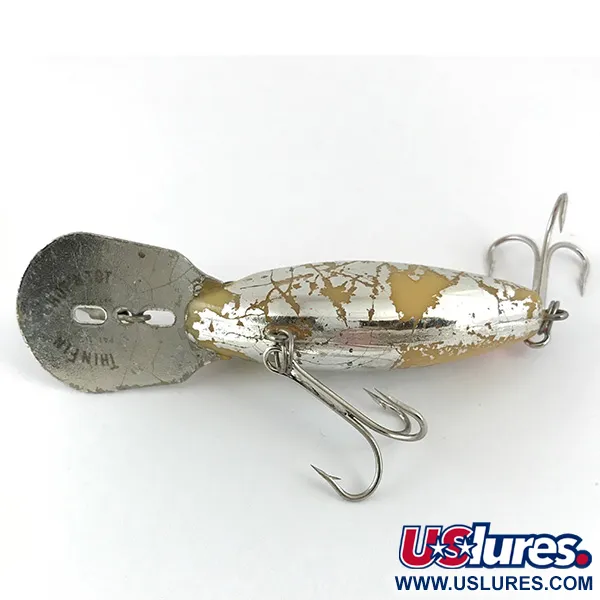 Vintage Storm Hot'N Tot Thin Fin, 2/5oz Silver / Red fishing lure #4454