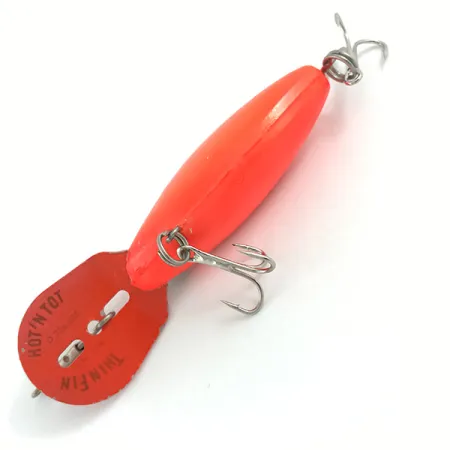 Vintage Storm Hot'N Tot Thin Fin, 1/4oz Fluorescent Pink fishing lure #4456