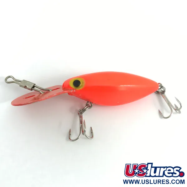 Vintage Storm Hot'N Tot Thin Fin, 1/4oz Fluorescent Pink fishing lure #4456
