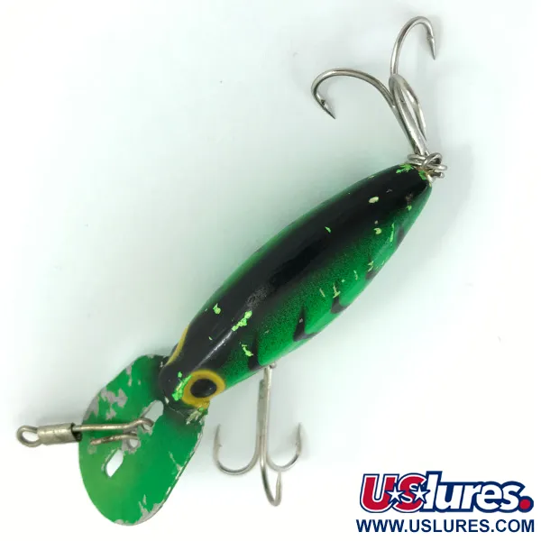Vintage Storm Hot'N Tot Thin Fin, 1/4oz Green fishing lure #4457