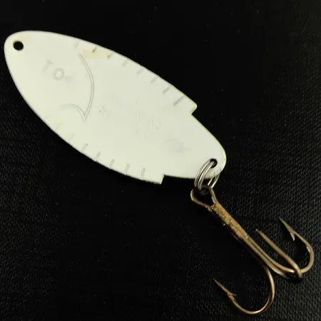 Vintage Thomas Buoyant, 1/2oz Yellow Trout fishing spoon #4464