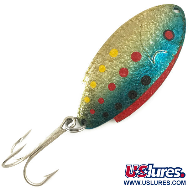 Vintage Thomas Buoyant, 1/2oz Rainbow Trout fishing spoon #4465