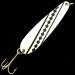 Vintage  Luhr Jensen Westport Wobbler, 3/5oz White / Black fishing spoon #4467