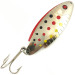 Vintage   Thomas Buoyant, 3/4oz Nickel / Red / Yellow fishing spoon #4468