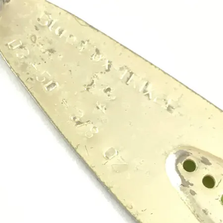 Vintage Blue Fox Bue Fox Trixee UV Glow, 2/5oz Fluorescent UV, Glow in Dark fishing spoon #4477