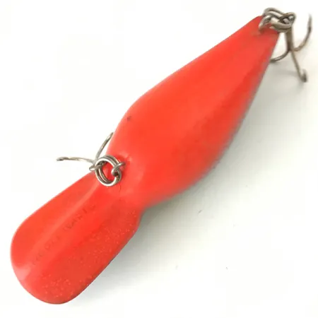Vintage Storm Wiggle Wart, 2/5oz Black / Red / Gray fishing lure #4486