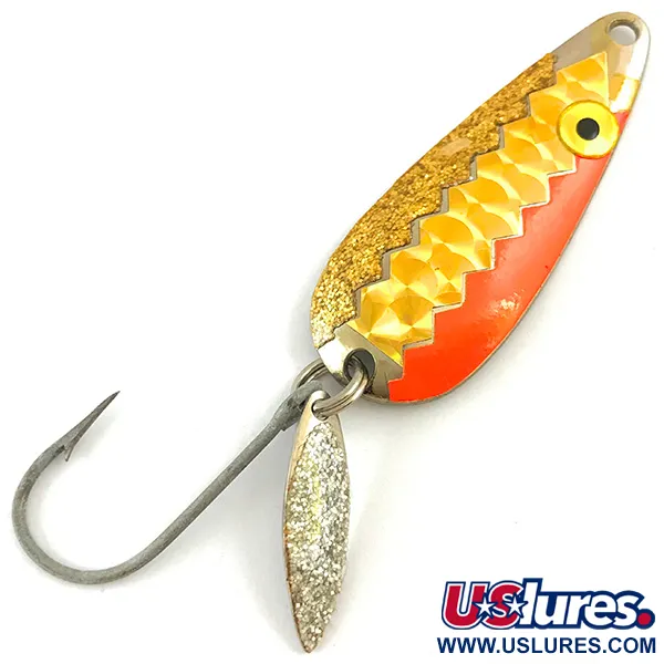 Vintage  Worth Chippewa, 2/5oz Gold fishing spoon #4499