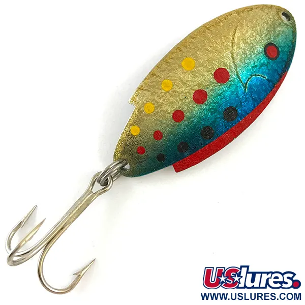 Vintage   Thomas Buoyant, 1/2oz Rainbow Trout fishing spoon #4505