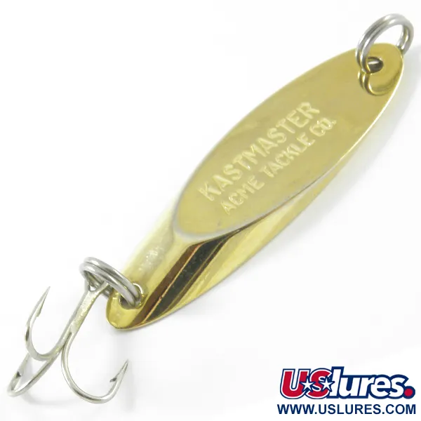 Vintage  Acme Kastmaster, 1/4oz Gold fishing spoon #4513