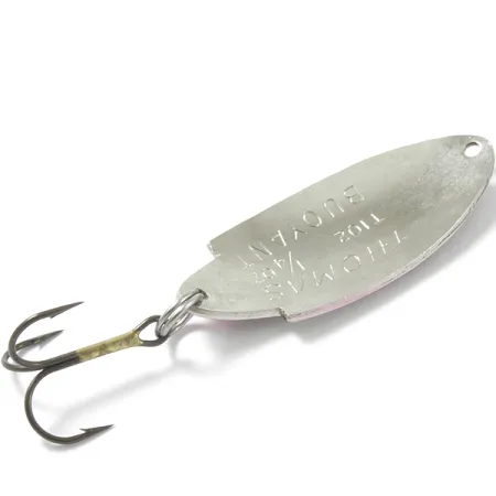 Vintage Thomas Buoyant, 1/4oz Nickel / Trout fishing spoon #4514