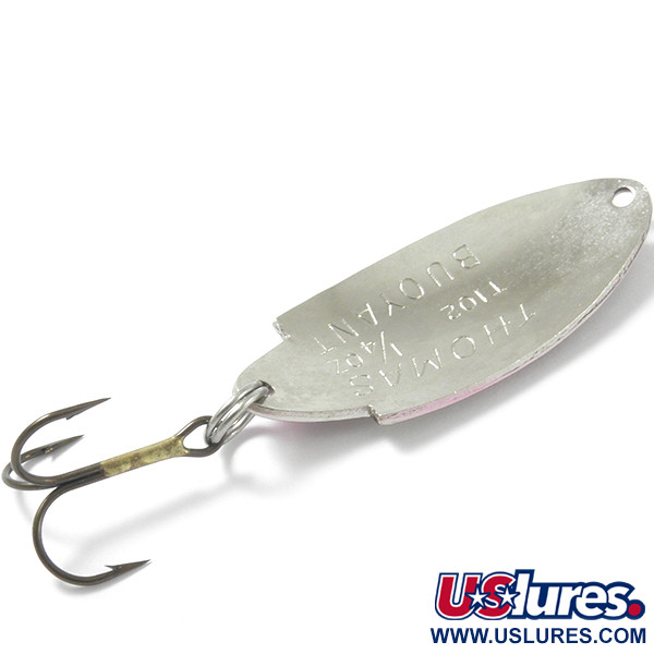 Vintage Thomas Buoyant, 1/4oz Nickel / Trout fishing spoon #4514