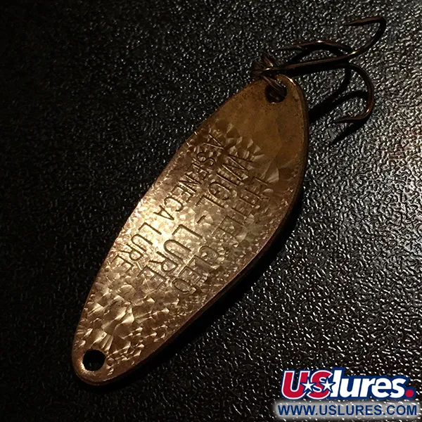 Vintage Seneca Little Cleo Crystal, 1/4oz Crystal (Golden Scale)  fishing spoon #4517