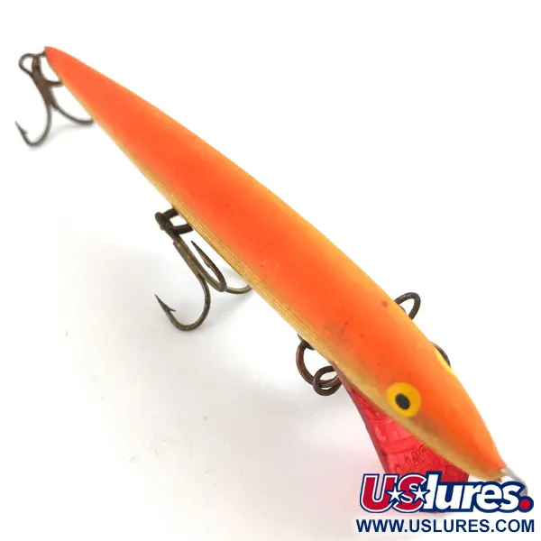 Vintage Rapala Original Floater, 3/16oz Orange fishing lure #4519
