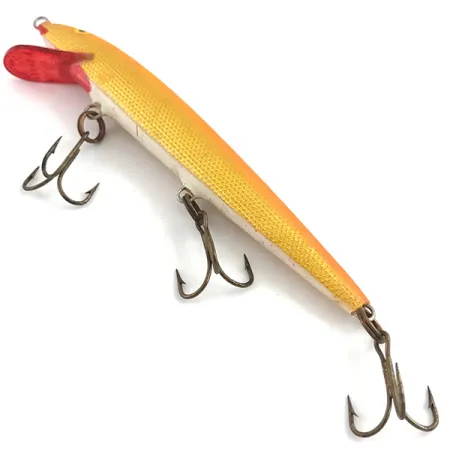 Vintage Rapala Original Floater, 3/16oz Orange fishing lure #4519
