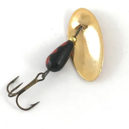 Vintage Panther Martin 4, 1/8oz Gold / Red spinning lure #4538