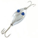 Vintage   Horrocks-Ibbotson Wobbler, 3/4oz Nickel / Blue fishing spoon #4577