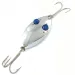 Vintage   Horrocks-Ibbotson Wobbler, 3/4oz Nickel / Blue fishing spoon #4577