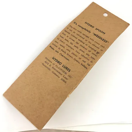 Hydro Lures ​Weedless Hydro Spoon, 1/2oz Green / Brown fishing spoon #14439