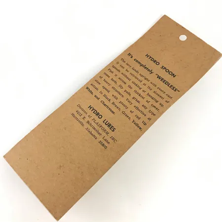 Hydro Lures Weedless Hydro Spoon, 1/2oz White / Red / Green fishing spoon #5833