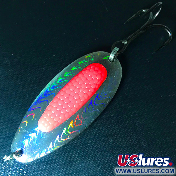   Blue Fox Rattlin Pixee, 3/4oz Rainbow Herring / Pink fishing spoon #4555