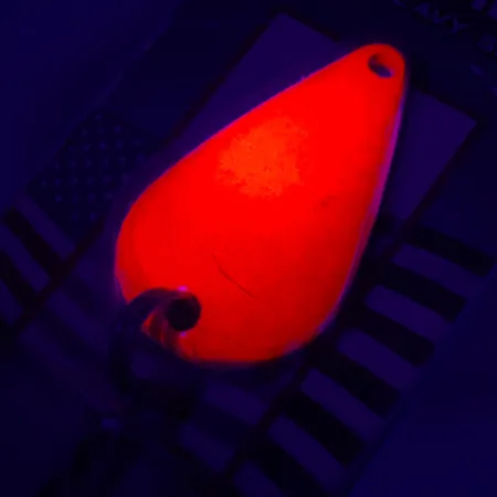 Rainbow Plastics Steelhead UV, 1/2oz Fluorescent Orange fishing spoon #4593