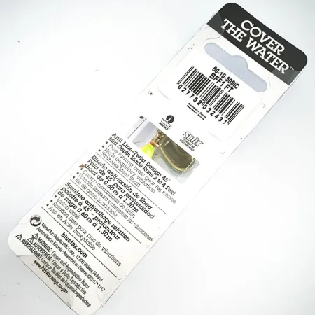 Blue Fox Super Vibrax 1 UV, 1/8oz Fire Tiger UV Glow in UV light, Fluorescent spinning lure #4579