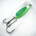   Blue Fox Rattlin Pixee UV, 3/4oz Nickel / Green fishing spoon #4575