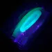   Blue Fox Rattlin Pixee UV, 3/4oz Nickel / Green fishing spoon #4575