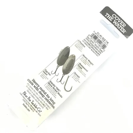 Blue Fox Pixee , 3/4oz Hammered Nickel / Blue fishing spoon #4588