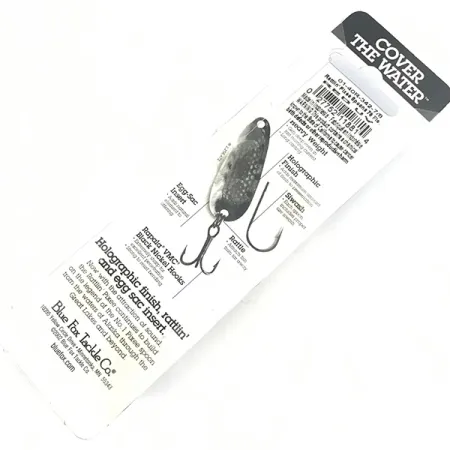 Blue Fox Rattlin Pixee UV, 3/4oz Nickel / Pink fishing spoon #4589