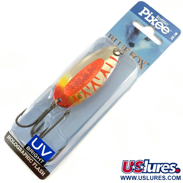   Blue Fox Rattlin Pixee UV, 3/4oz Nickel / Pink fishing spoon #4589