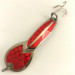 Vintage   Loco 4 Glen Evans, 3/4oz Nickel / Red fishing spoon #4600
