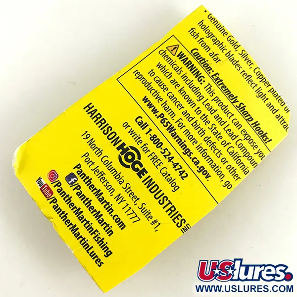   Panther Martin 2​ UV, 3/32oz Trout spinning lure #4603