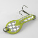 Vintage   Loco 2 Glen Evans UV, 1/4oz Fluorescent Yellow / Nickel fishing spoon #4611
