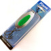   Blue Fox Pixee UV, 3/4oz Hammered Nickel / Green fishing spoon #4619