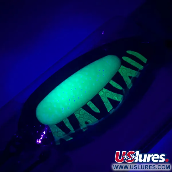   Blue Fox Pixee UV, 3/4oz Hammered Nickel / Blue fishing spoon #4621