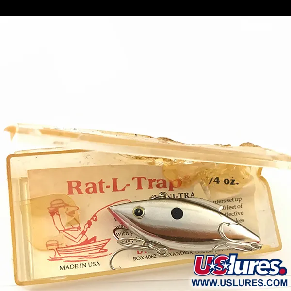   Bill Lewis Rat-L-Trap, 1/3oz Silver fishing lure #4622